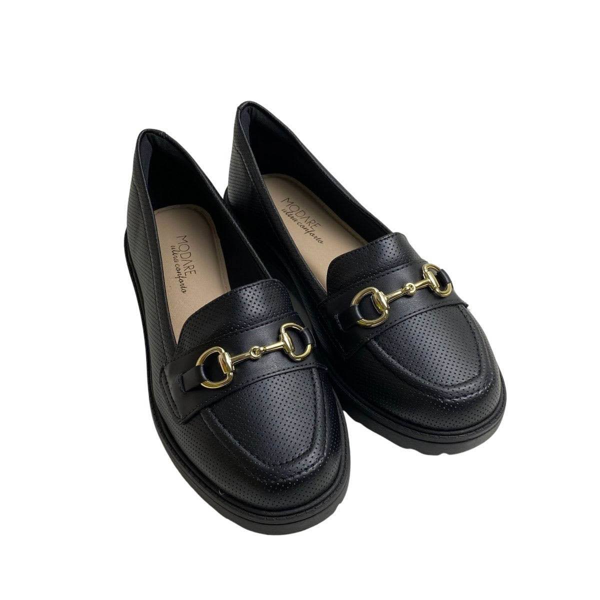 Mocassim Modare Feminino 7357106 Preto Preto 4