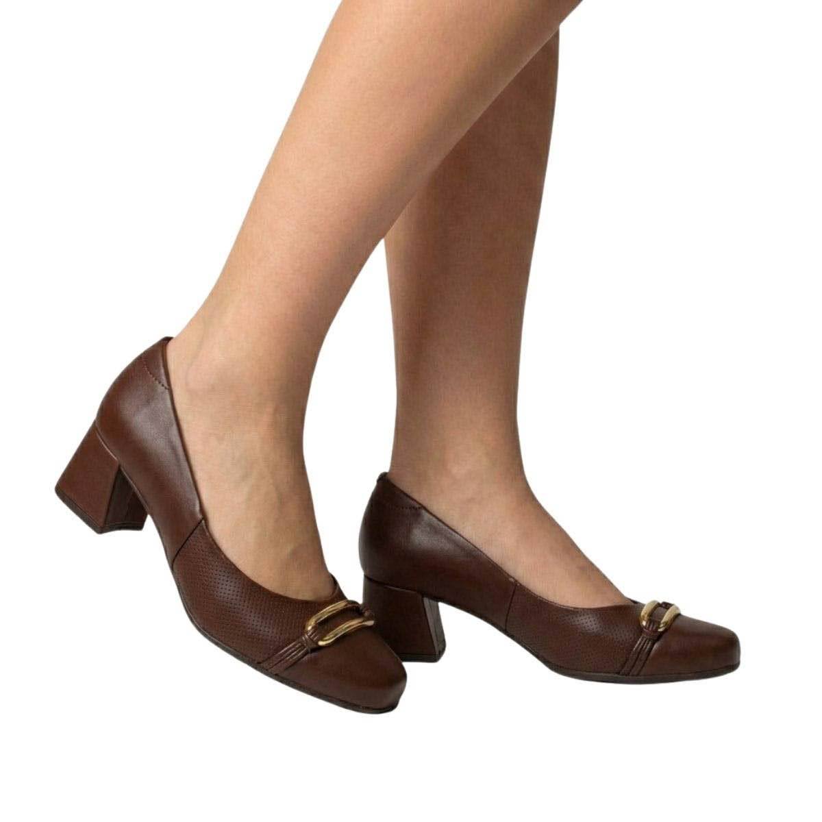 Sapato Modare Feminino 7373123 Marrom Marrom 2