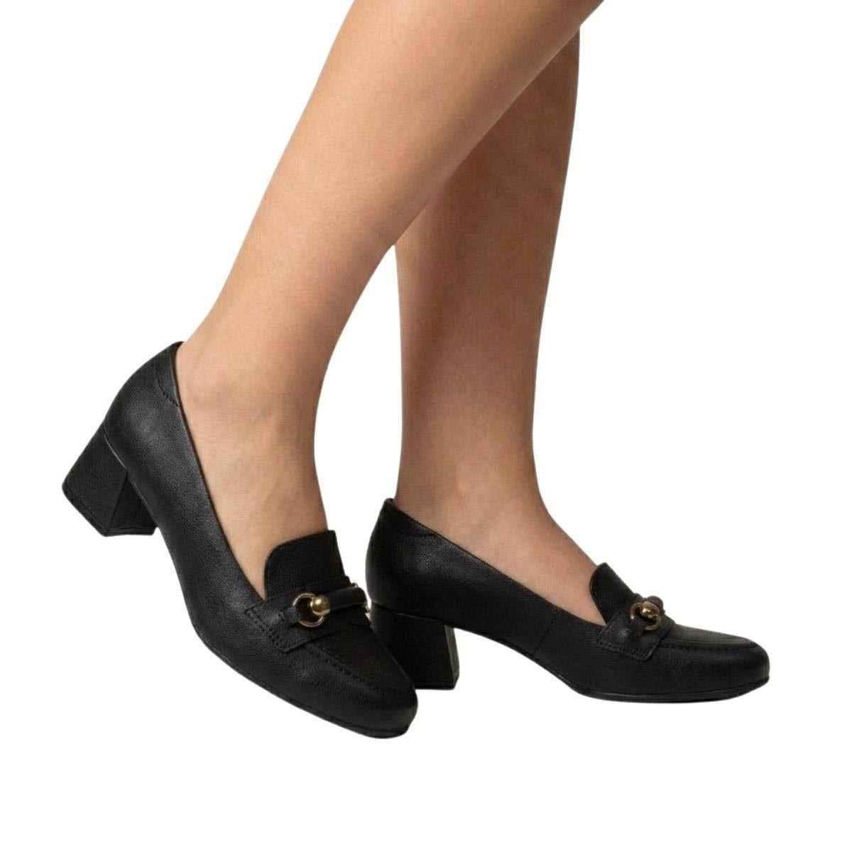 Sapato Modare Feminino 7373118 Preto Preto 2