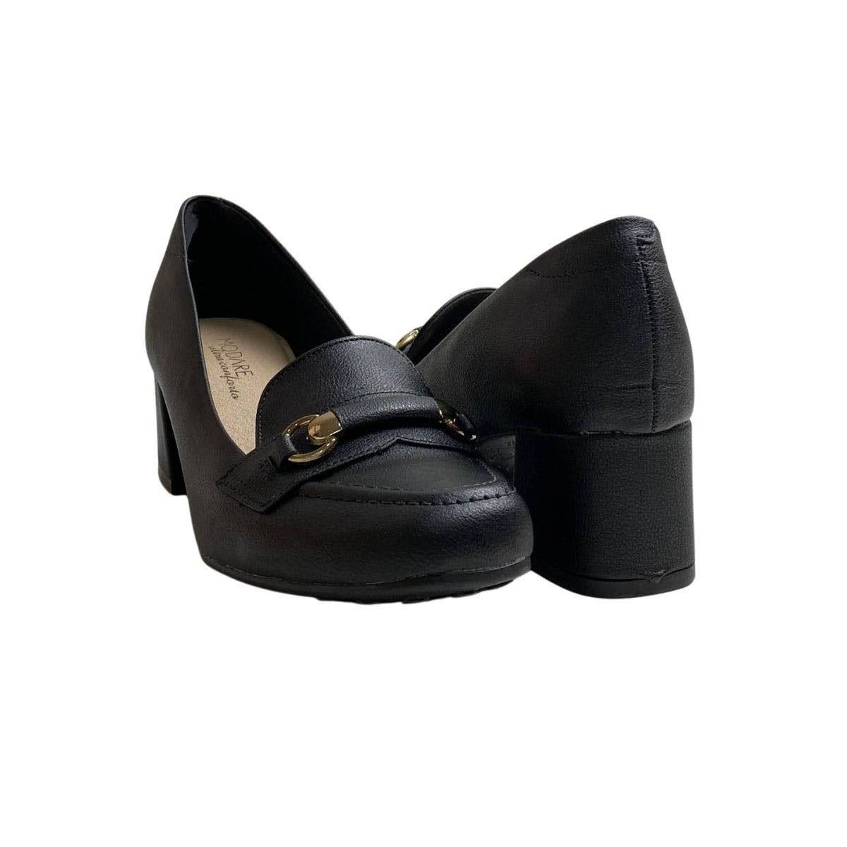 Sapato Modare Feminino 7373118 Preto Preto 5