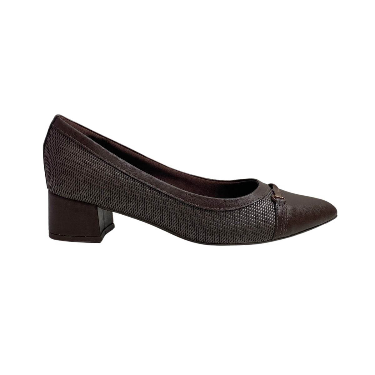 Sapato Modare Feminino 7340123 Marrom Escuro Marrom