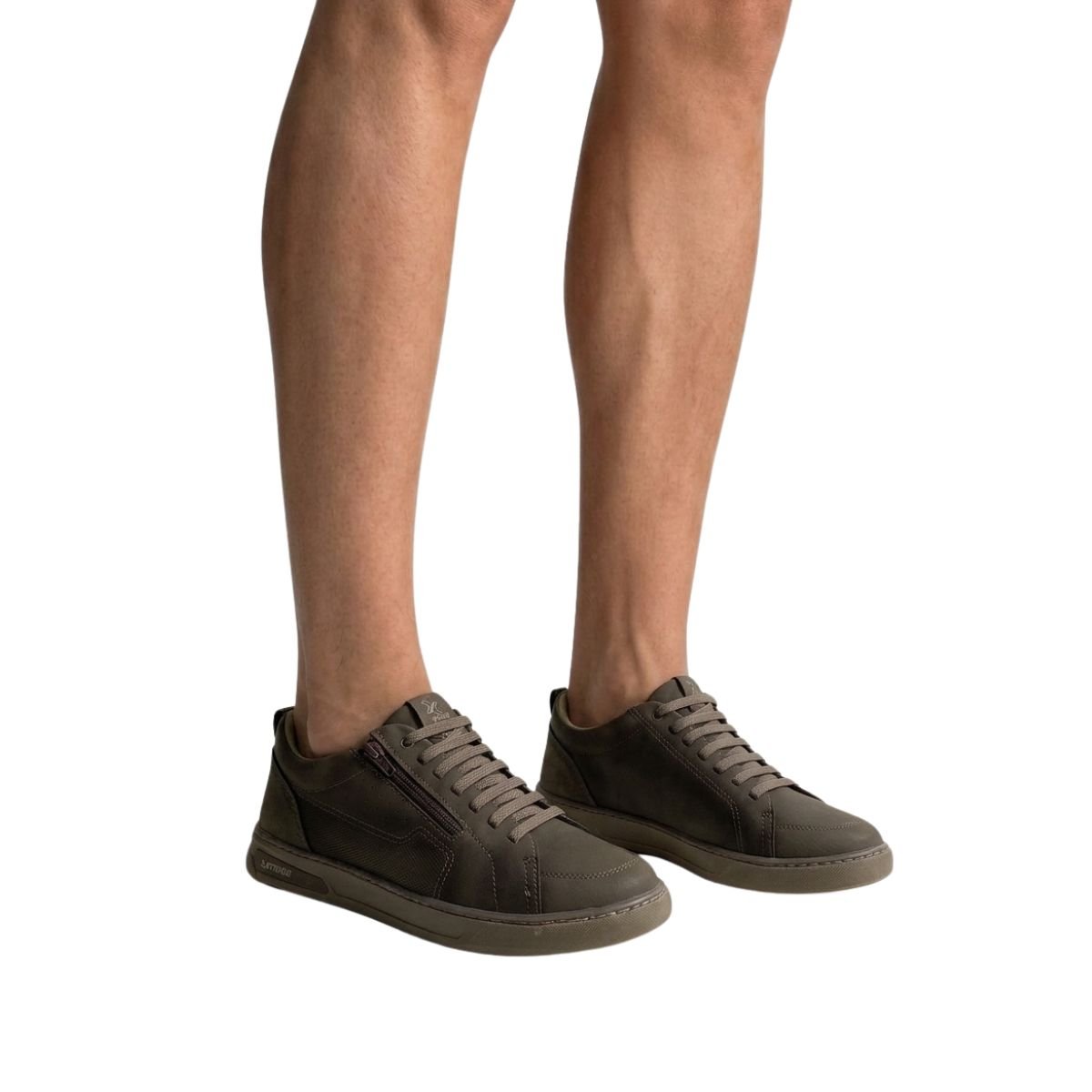 Sapatenis Strike Masculino NITRO-02 Cinza Escuro Taupe 2