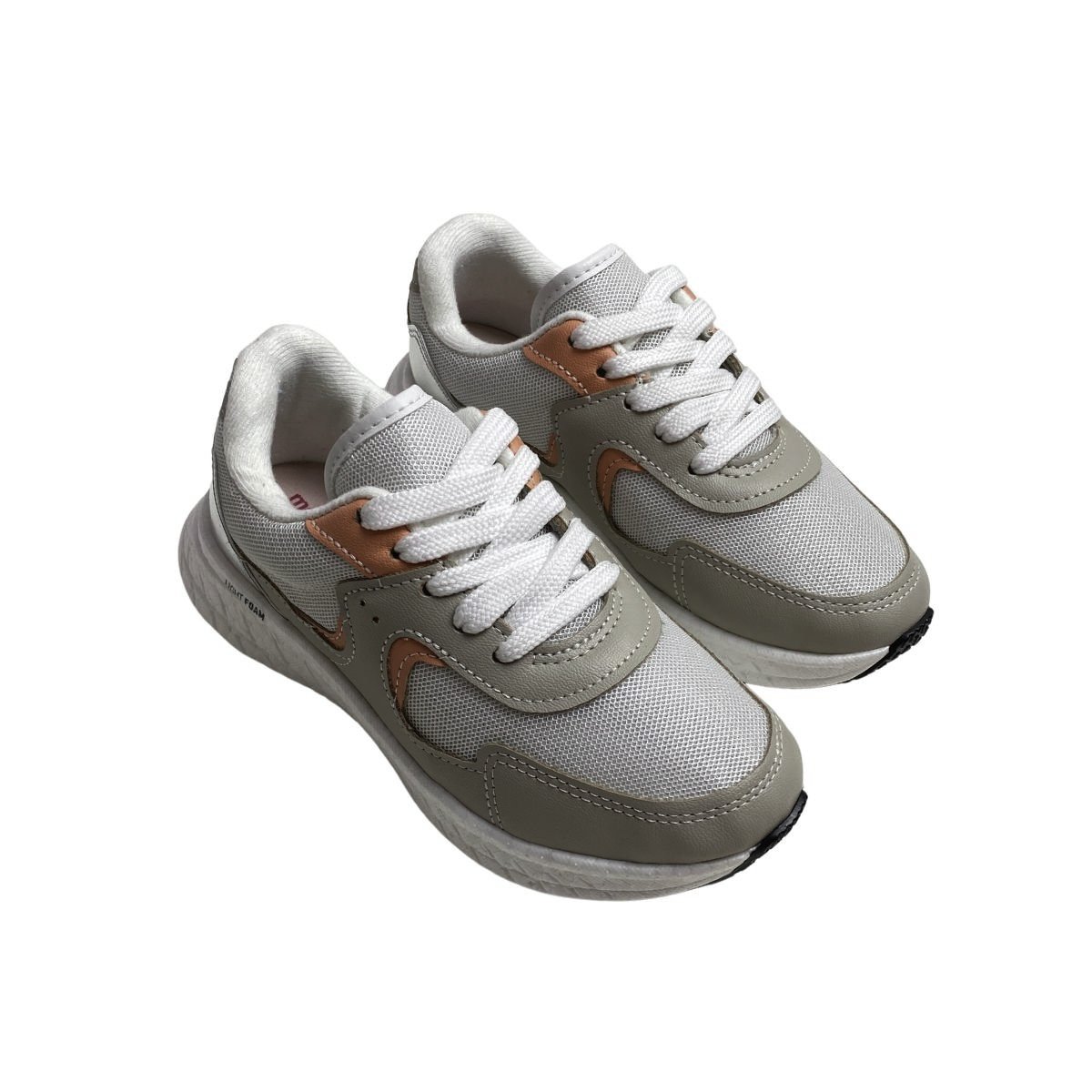 Tênis Molekinha Infantil Menina 2580110 Bege Branco 4