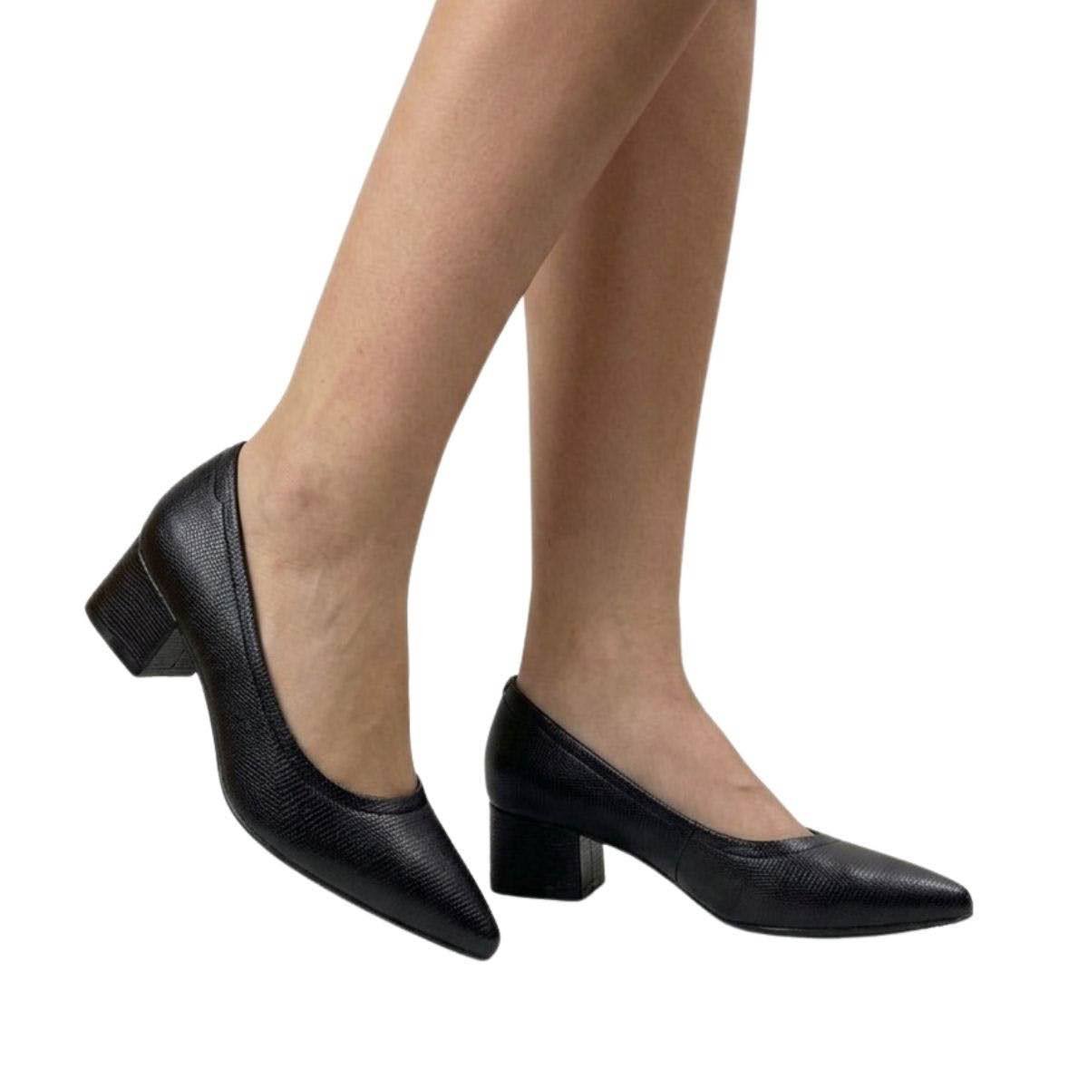 Sapato Modare Feminino 7340123 Preto Preto 2