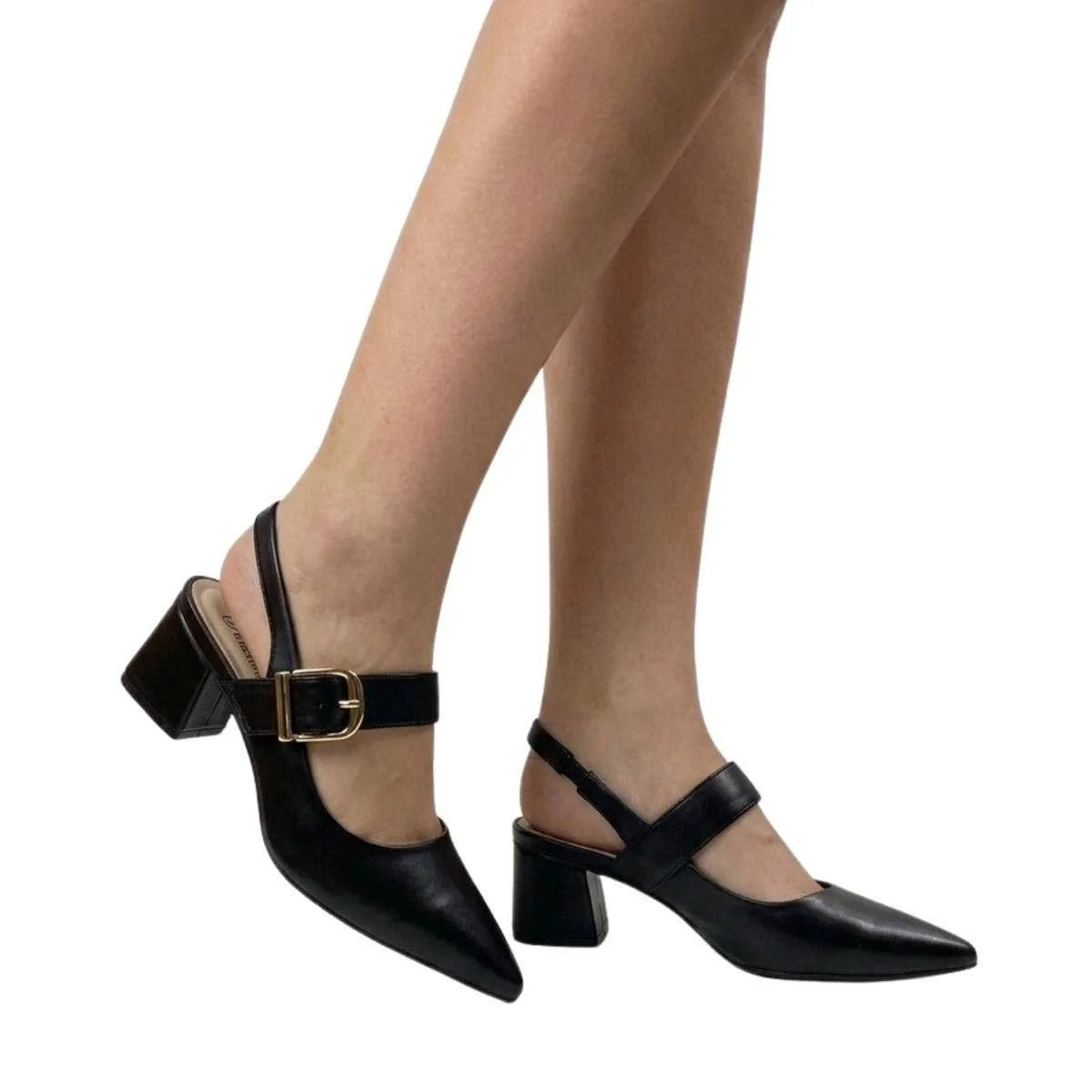 Sapato Bebecê Feminino T3838563 Preto Preto 2