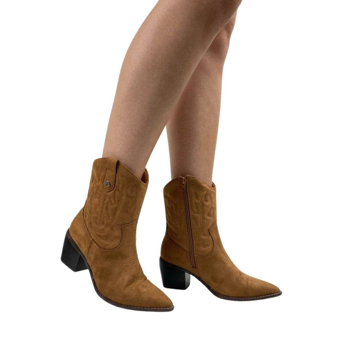 Bota Via Marte Feminina 054014 Marrom Claro Marrom 2