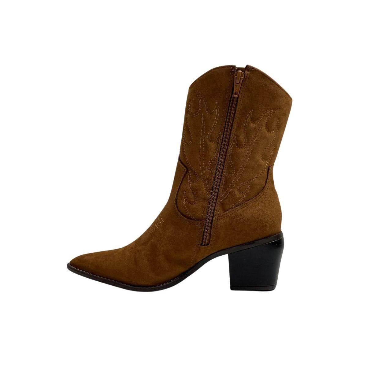 Bota Via Marte Feminina 054014 Marrom Claro Marrom 3