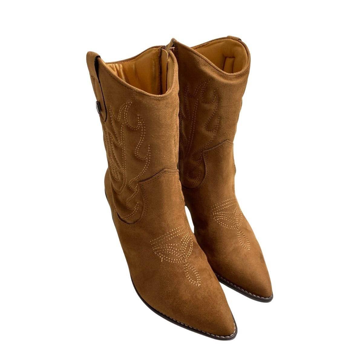 Bota Via Marte Feminina 054014 Marrom Claro Marrom 4