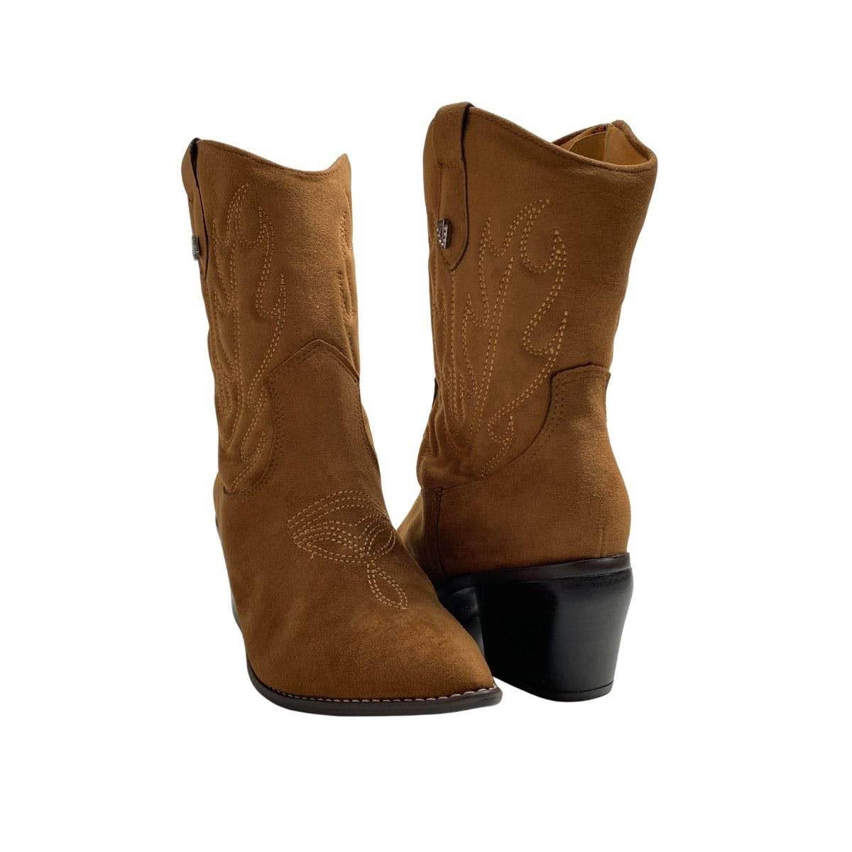 Bota Via Marte Feminina 054014 Marrom Claro Marrom 5