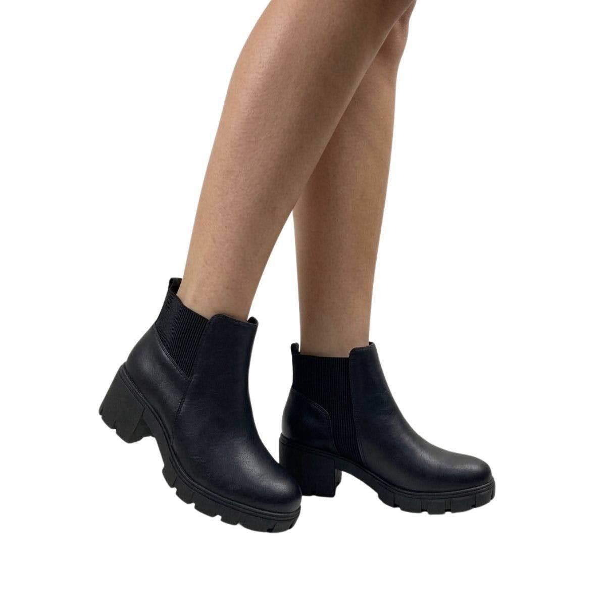 Bota Via Marte Feminina 001001 Preto Preto 2