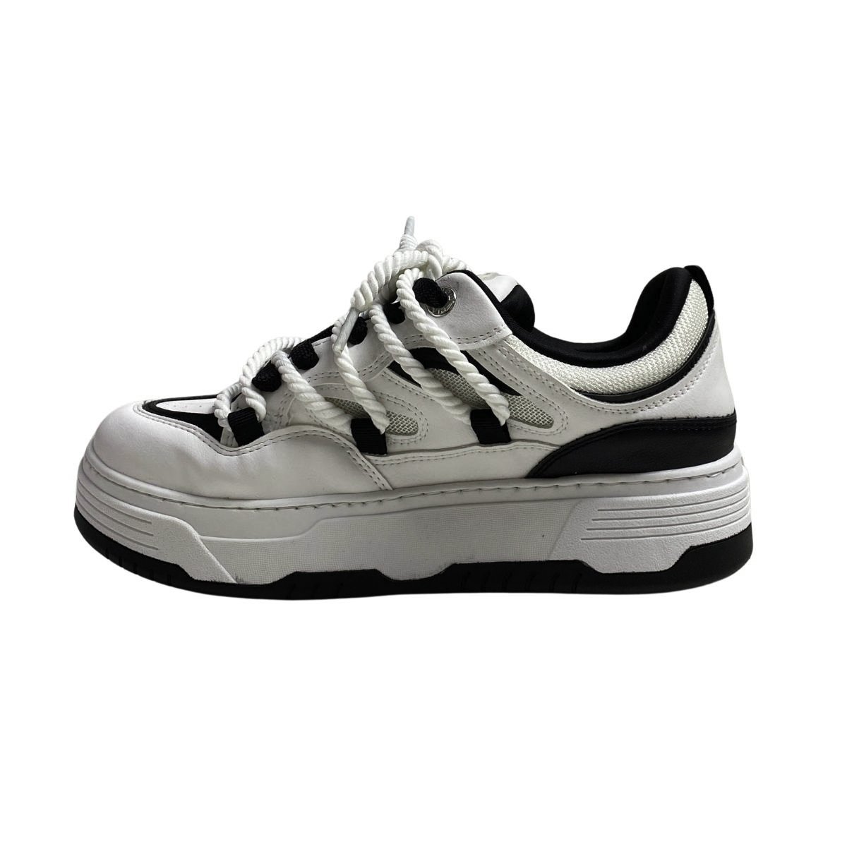 Tênis Via Marte Feminino 225009 Branco Branco/Preto 3