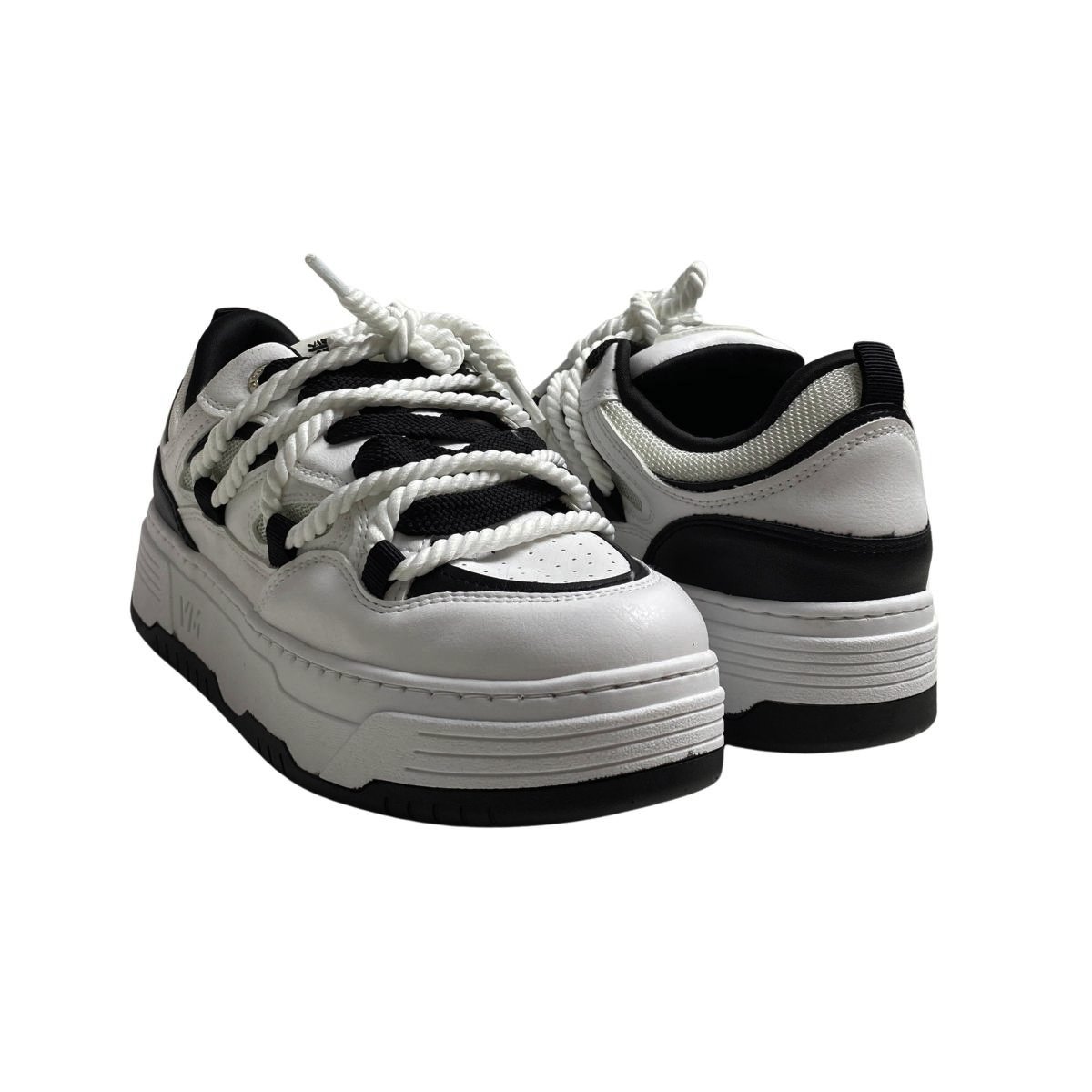 Tênis Via Marte Feminino 225009 Branco Branco/Preto 5