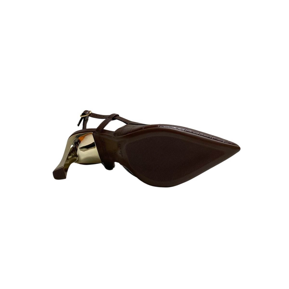 Scarpin Bebecê Feminino T9442221 Marrom Escuro Marrom 6