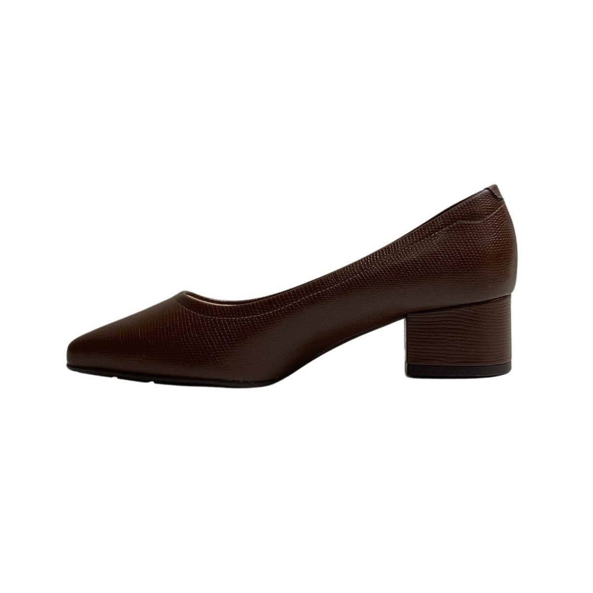 Sapato Modare Feminino 7340123 Marrom Escuro Marrom 3
