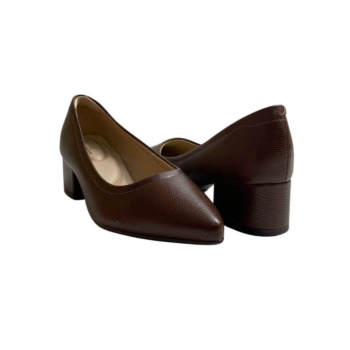 Sapato Modare Feminino 7340123 Marrom Escuro Marrom 5