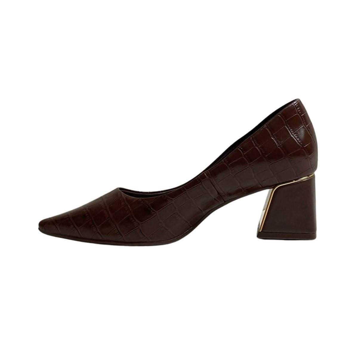 Sapato Bebecê Feminino T3862605 Marrom Escuro Marrom 3