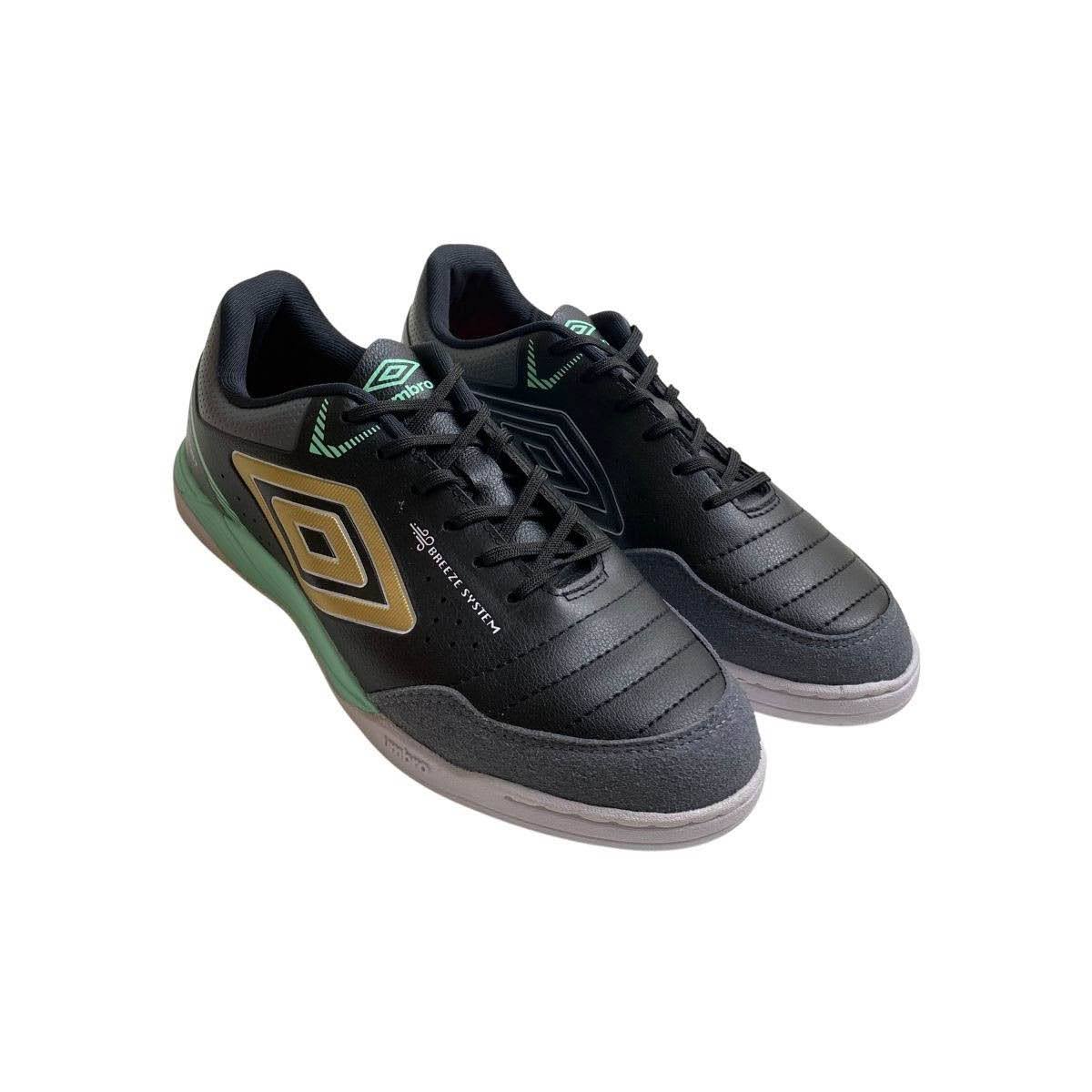 Tênis Futsal Umbro Masculino UO1FB00430 Preto Preto 4