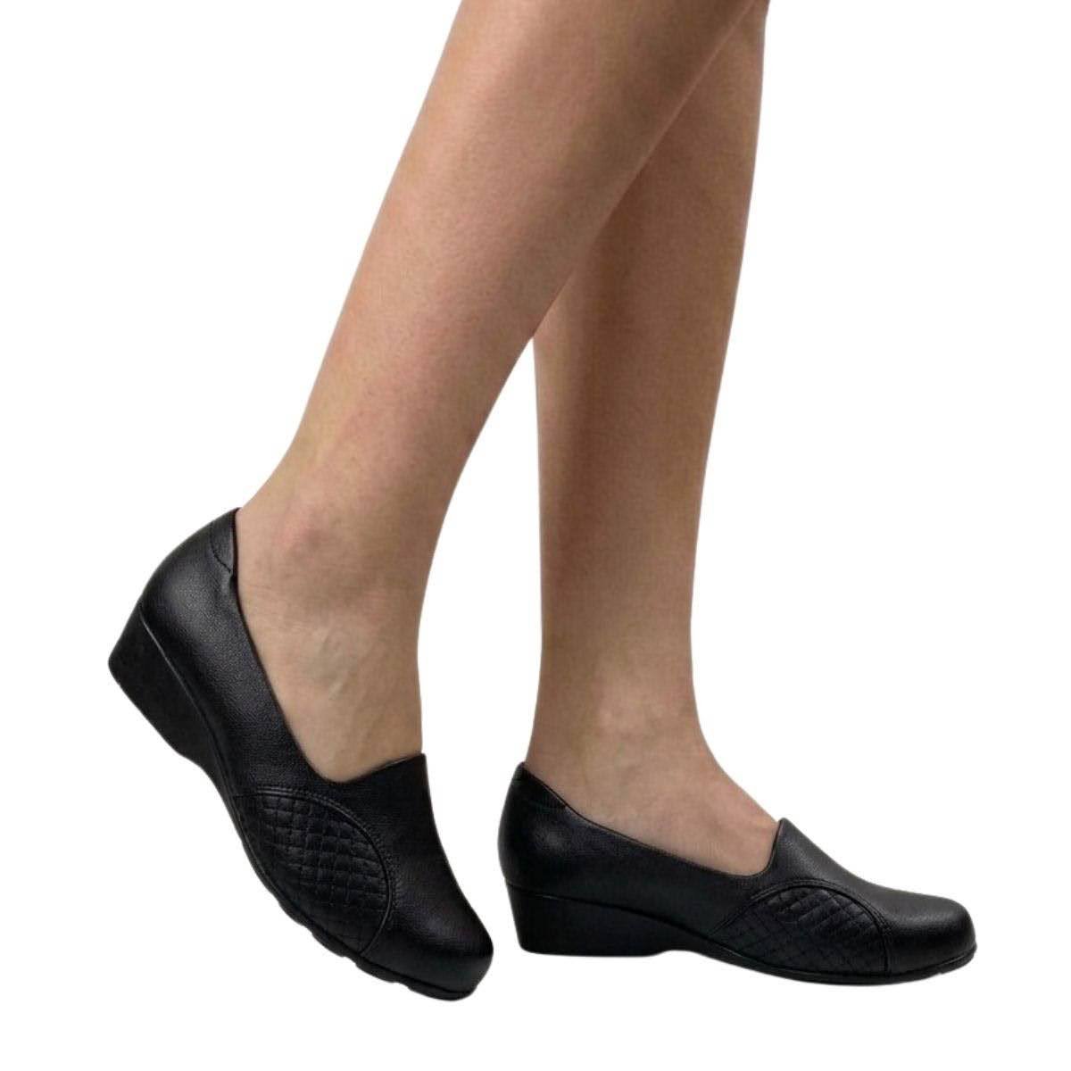 Sapato Modare Feminino 7014229 Preto Preto 2