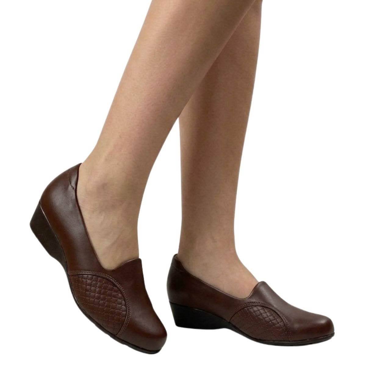 Sapato Modare Feminino 7014229 Marrom Marrom 2