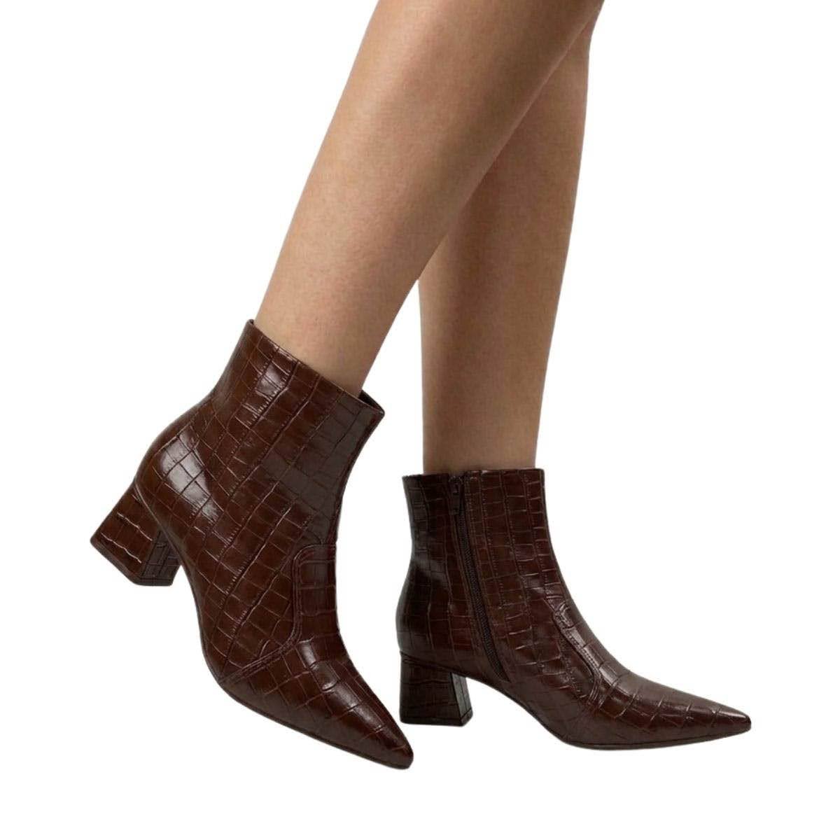 Bota Bebecê Feminino T3842041 Marrom Escuro Marrom 2
