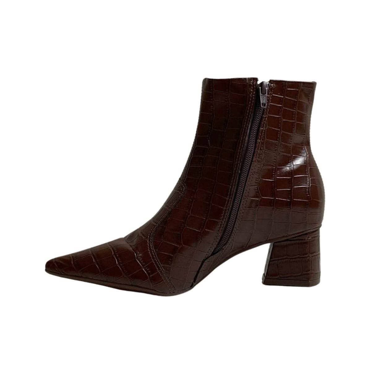Bota Bebecê Feminino T3842041 Marrom Escuro Marrom 3