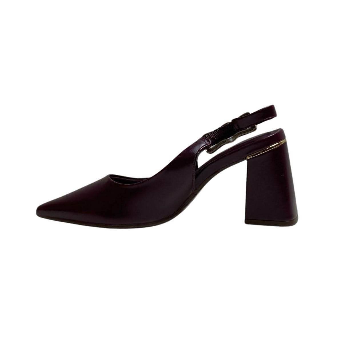 Sapato Bebecê Feminino T7012028 Bordô Bordô 3
