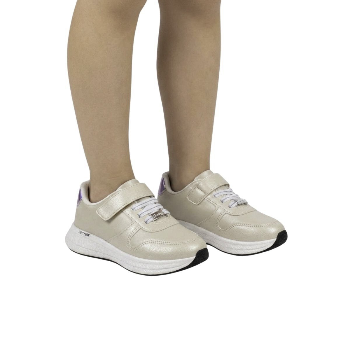 Tênis Molekinha Infantil Menina 2580111 Off White Off White 2