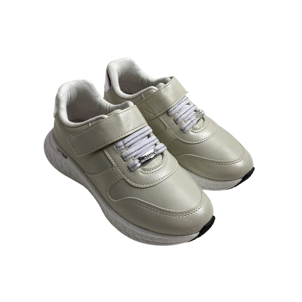 Tênis Molekinha Infantil Menina 2580111 Off White Off White 4