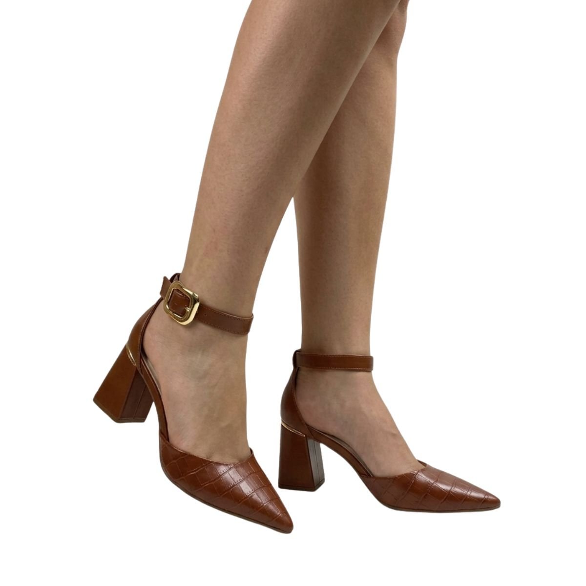 Sapato Bebecê Feminino T7012024 Marrom Marrom 2