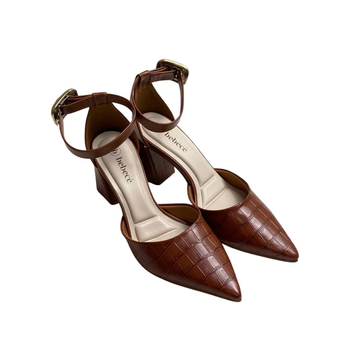 Sapato Bebecê Feminino T7012024 Marrom Marrom 4