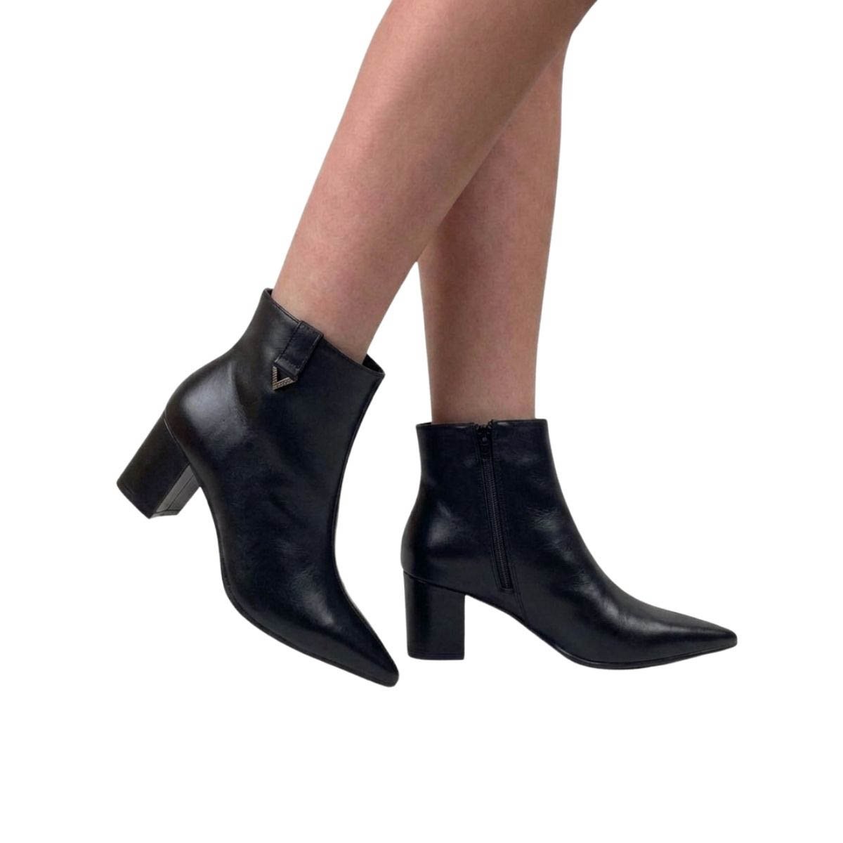 Bota Via Marte Feminina 236009 Preto Preto 2