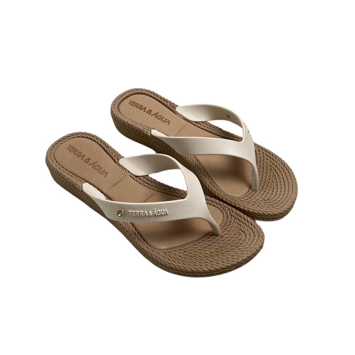 Chinelo Terra e Água Feminino 210012T Branco Branco 4