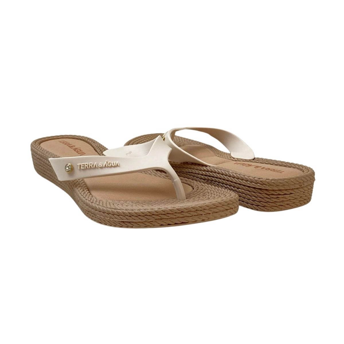 Chinelo Terra e Água Feminino 210012T Branco Branco 5