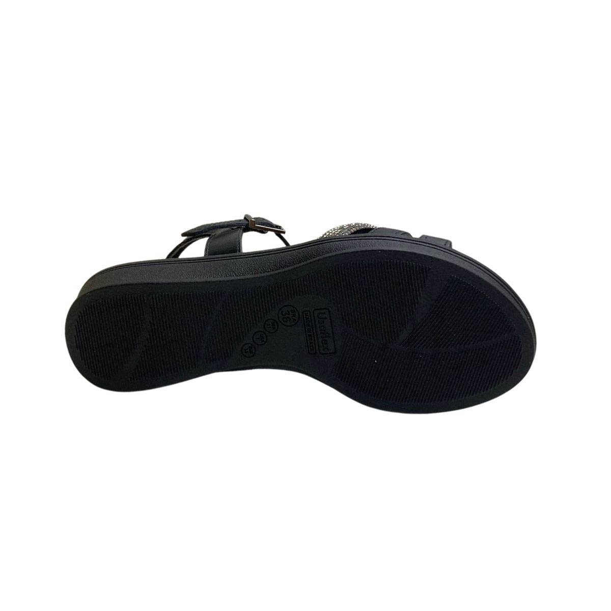 Sandália Usaflex Feminina UD04006 Preta Preto 6