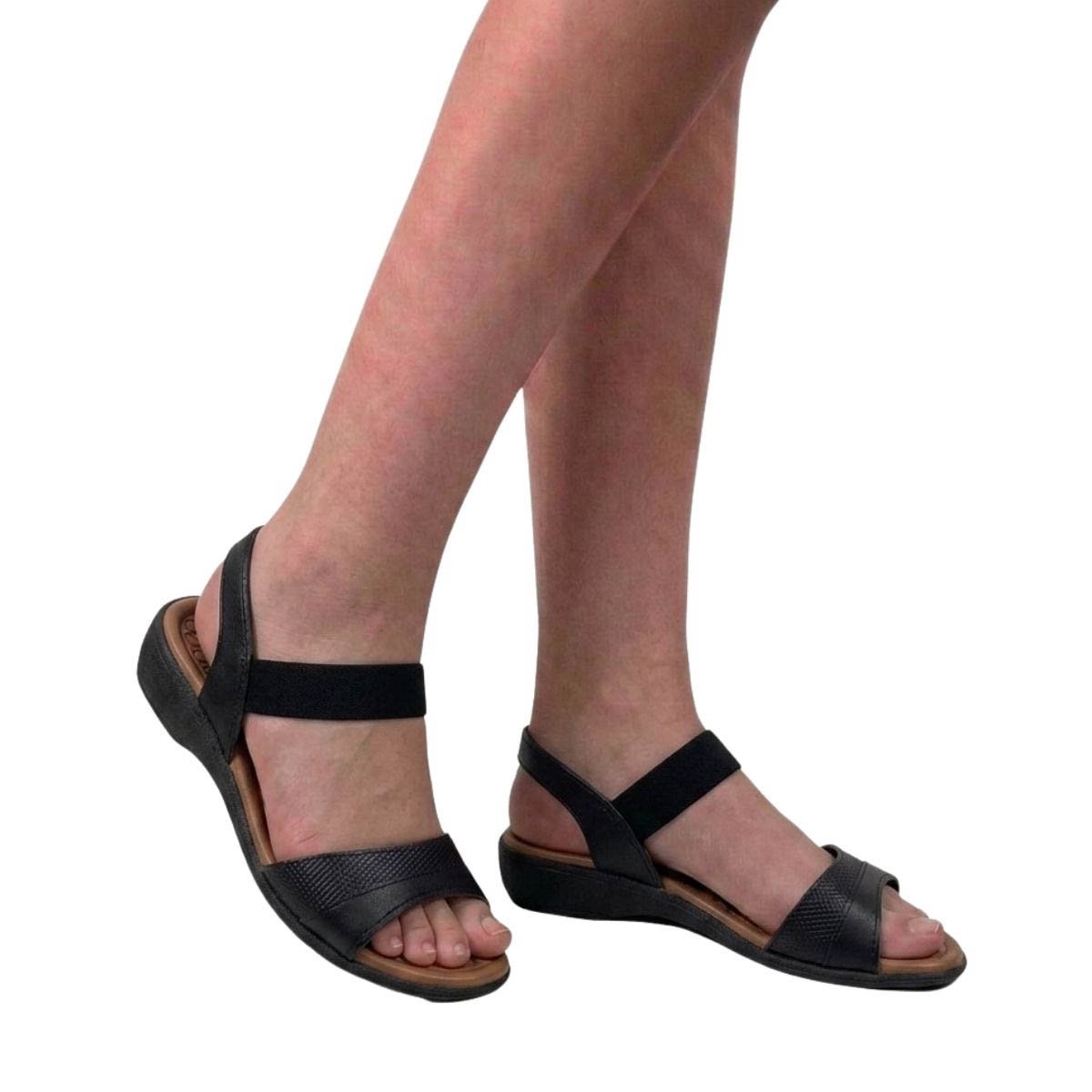 Sandália Usaflex Feminina PA06002 Preta Preto 2