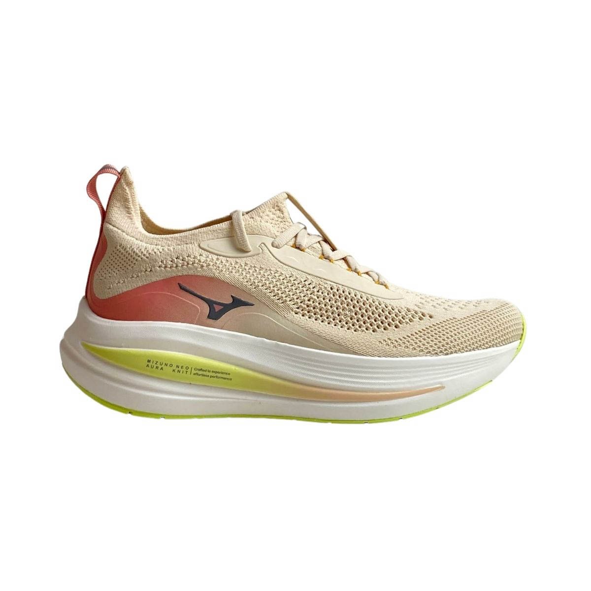 Tênis Neo Aura Knit Mizuno Feminino 101114114F Creme