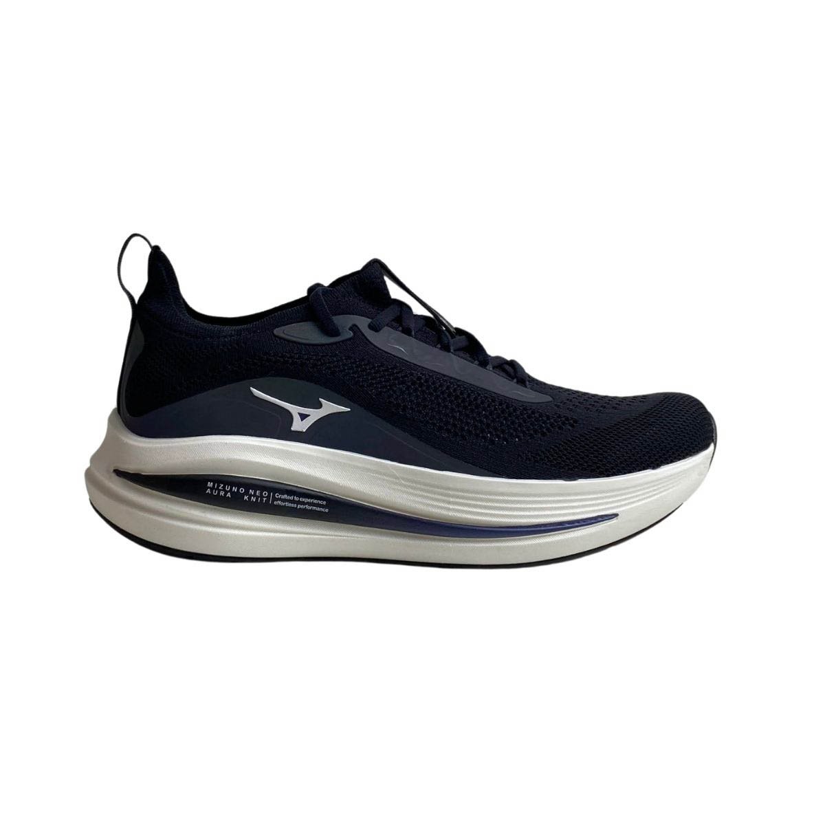Tênis Aura Knit Mizuno Masculino 101114114M Preto