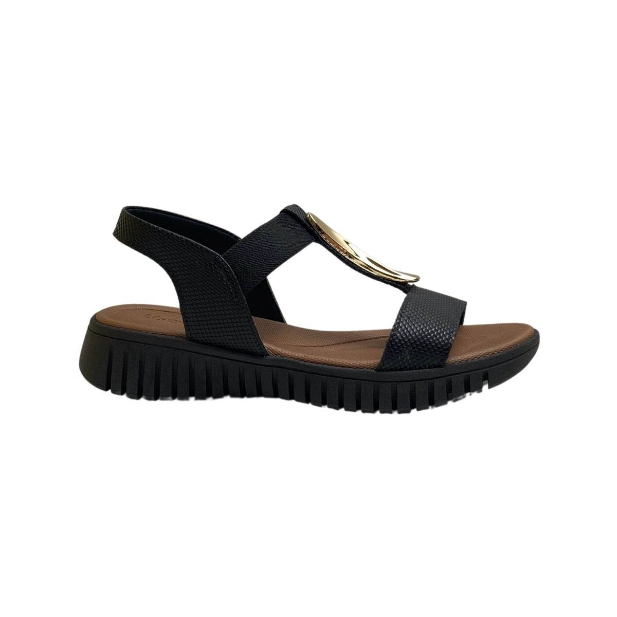 Sandália Usaflex Feminina UD11002 Preta