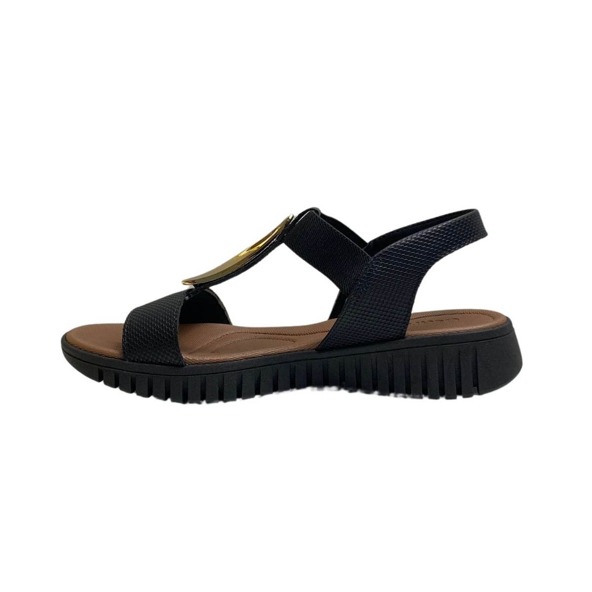 Sandália Usaflex Feminina UD11002 Preta Preto 3