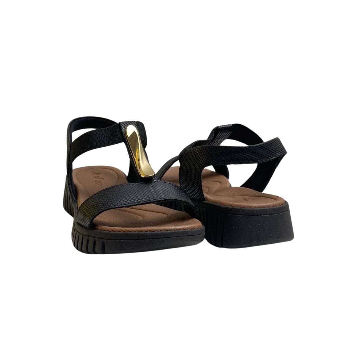 Sandália Usaflex Feminina UD11002 Preta Preto 5