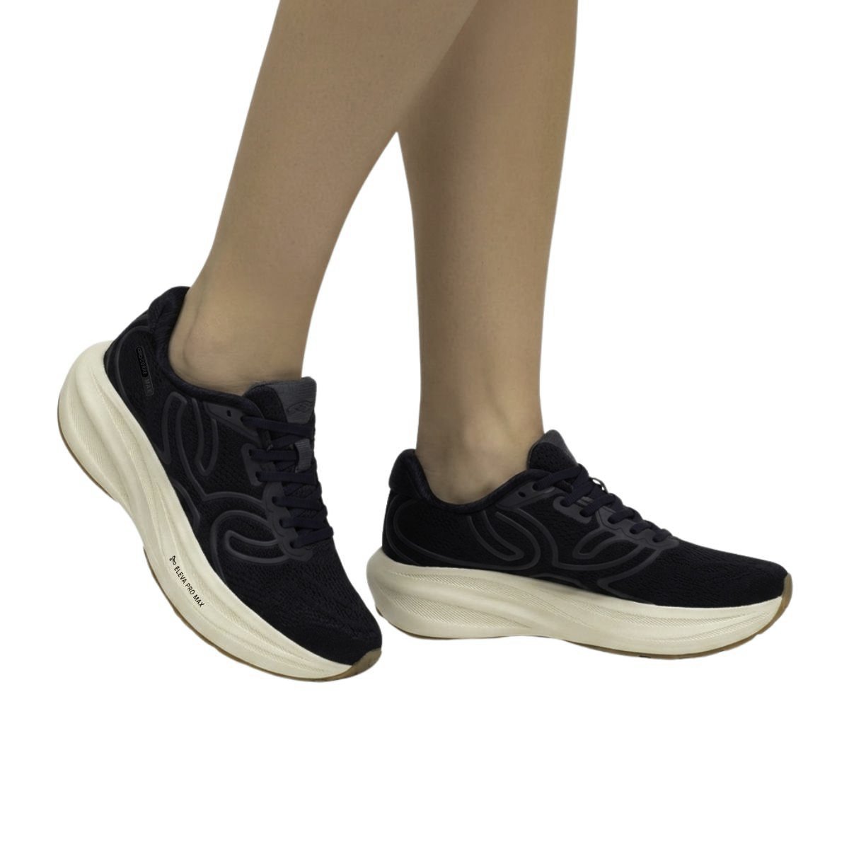 Tênis Corre Max Olympikus Feminino CORRE-MAX-F Preto Preto 2