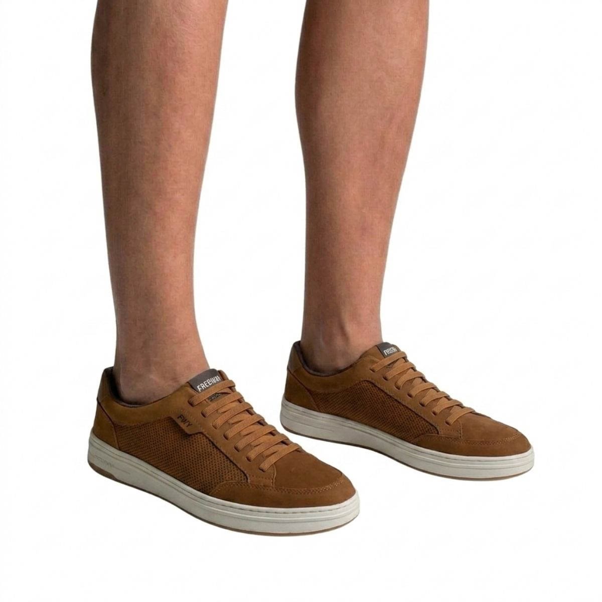 Sapatenis Freeway Masculino EVO04 Marrom Marrom 2