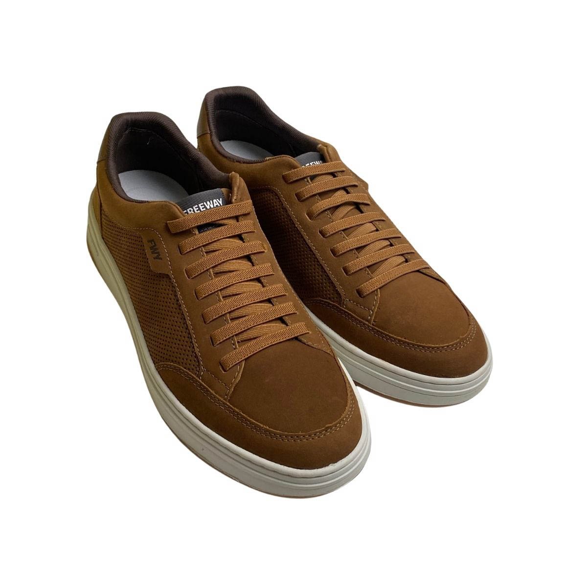 Sapatenis Freeway Masculino EVO04 Marrom Marrom 4