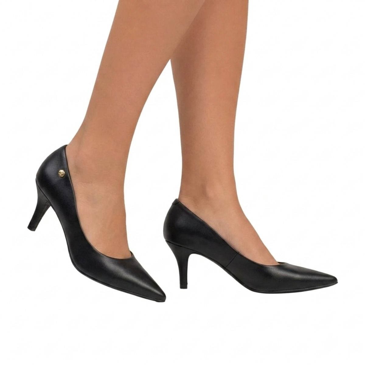 Scarpin Vizzano Feminino 1185702 Preto Preto 2