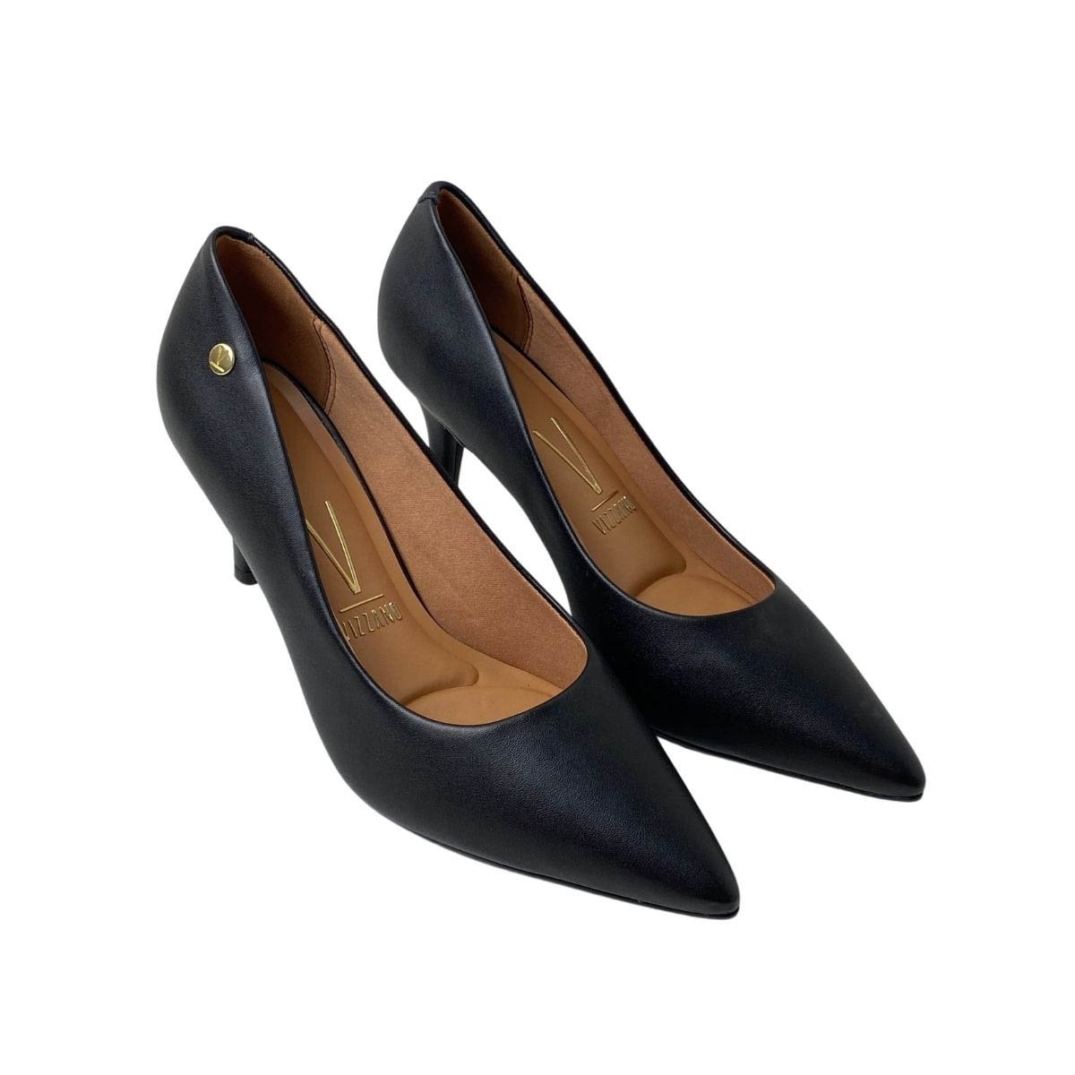 Scarpin Vizzano Feminino 1185702 Preto Preto 5