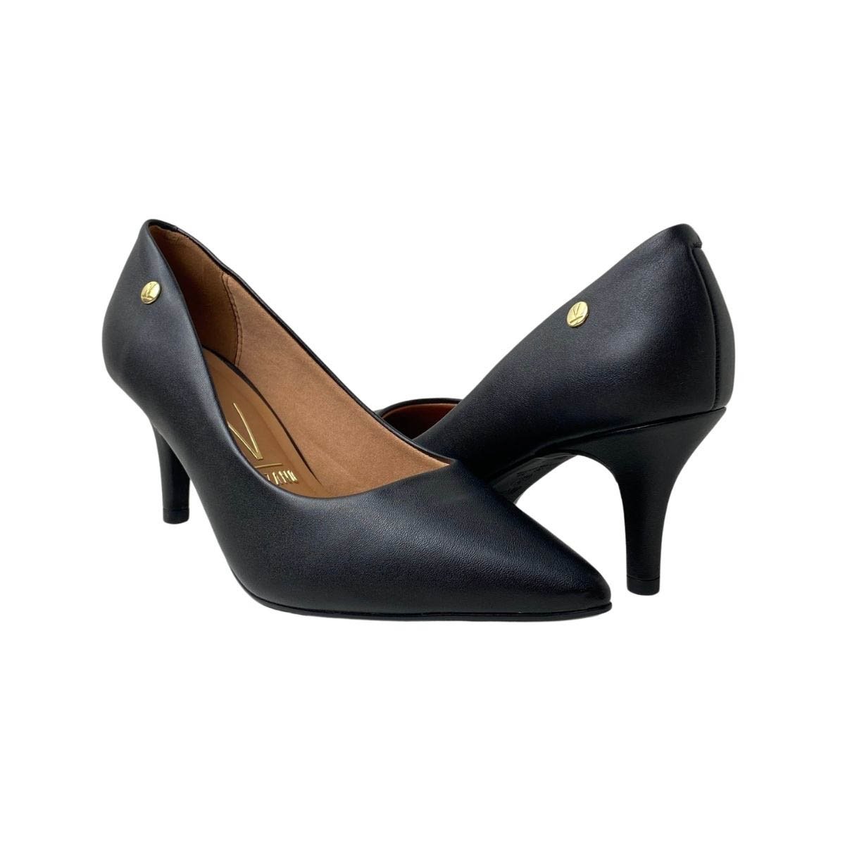 Scarpin Vizzano Feminino 1185702 Preto Preto 6
