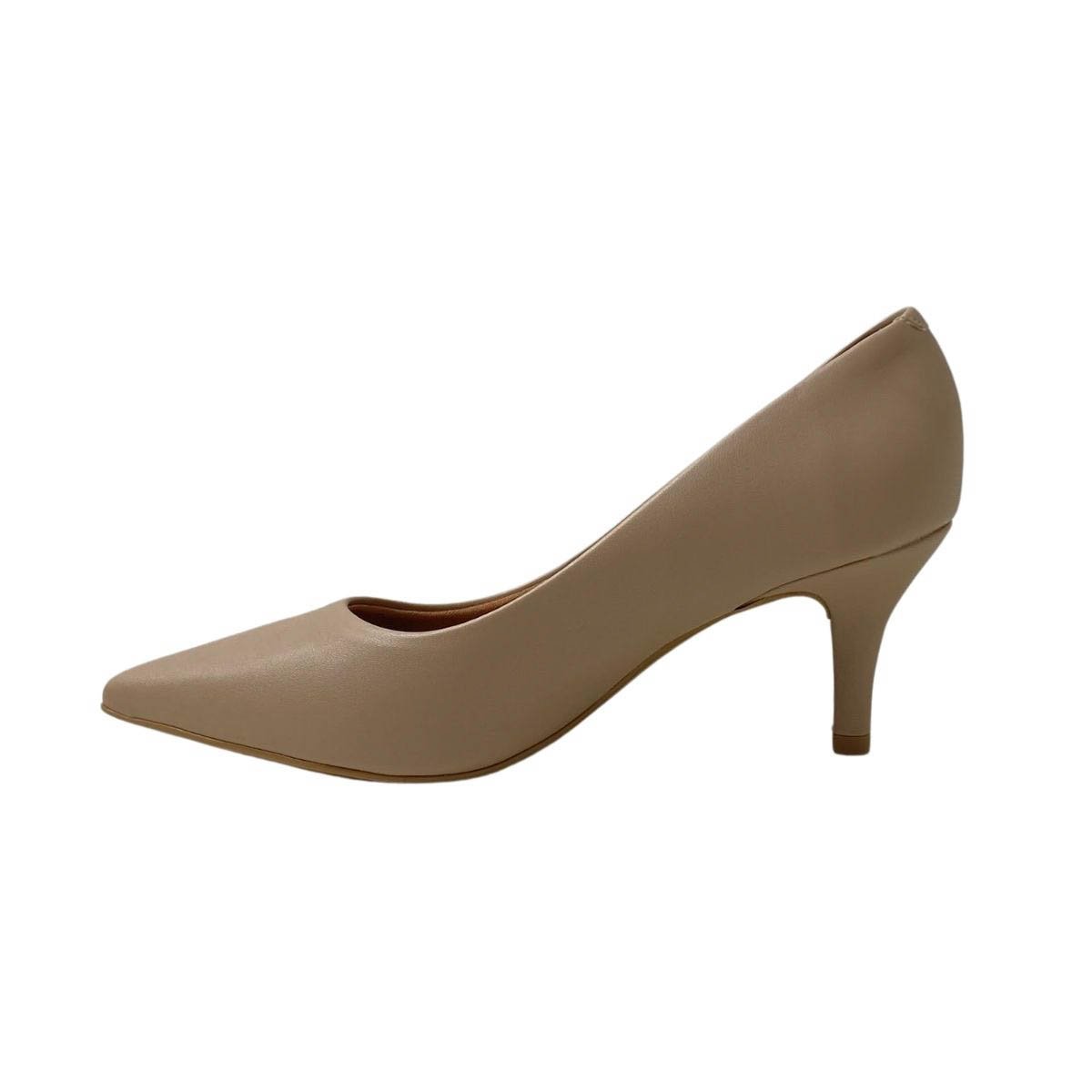 Scarpin Vizzano Feminino 1185702 Bege Bege 3