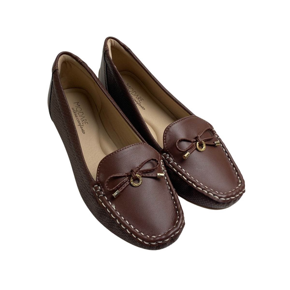 Modare Mocassim Feminino 7095646 Marrom Marrom 4