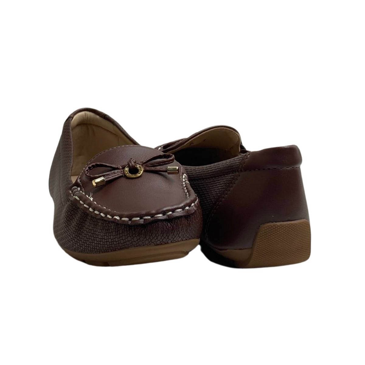 Modare Mocassim Feminino 7095646 Marrom Marrom 5