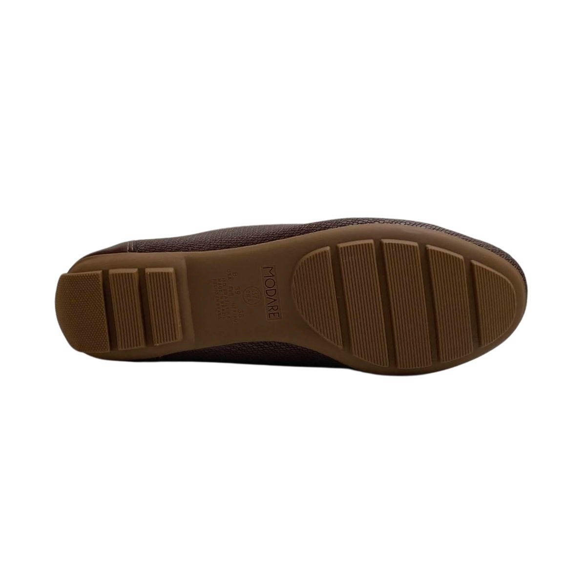 Modare Mocassim Feminino 7095646 Marrom Marrom 6